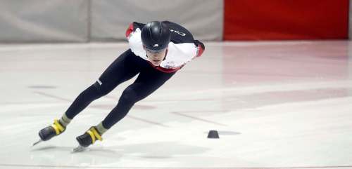 PHIL HOSSACK / WINNIPEG FREE PRESS FILES
Tyson Langelaar, from Winnipeg, completed a memorable run at the Canada Winter Games Thursday by winning the men's mass start race to bring his medal haul to four golds and one silver.