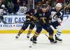 Jeffrey T. Barnes / The Associated Press files
Jets defenceman Ben Chiarot, seen here pressuring Buffalo Sabres forward Sam Reinhart, has made the most of his increased playing time this season.