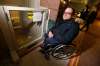 When wheelchair lifts are out of order at Portage and Main, Allen Mankewich and other people with disabilities have to take long detours to cross the intersection. (John Woods / Winnipeg Free Press files)