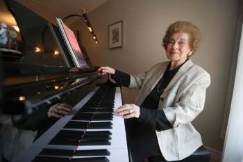 RUTH BONNEVILLE / WINNIPEG FREE PRESS
Thelma Wilson, who turns 100 this month, is regarded as the matriarch of Winnipeg's music community.