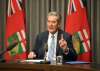 Premier Brian Pallister said he would give the opposition leaders a head's up about when he would call and election. (Jason Halstead / Winnipeg Free Press)