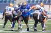 MIKE DEAL / WINNIPEG FREE PRESS
Blue Bombers defensive tackle Jake Thomas (95) participates in training camp at IG Field on Monday.