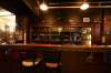 The big, old wooden bar inside the Royal Albert Hotel hasn't changed much.