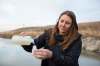 Lake Winnipeg Foundation
Chelsea Lobson, Lake Winnipeg Community-Based Monitoring Network co-ordinator, takes part in water sampling near Cooks Creek.