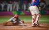 Vincent Ethier / COC
Winnipeg Goldeyes infielder Wesley Darvill scores Canada&rsquo;s lone run in a 6-1 loss to Puerto Rico in the Pan Am Games gold-medal game.