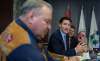 Paul Chiasson / THE CANADIAN PRESS FILES
Prime Minister Justin Trudeau meets with David Chartrand, left, president of the Manitoba Metis Federation and other native leaders in December 2018.