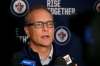 THE CANADIAN PRESS/John Woods
Winnipeg Jets head coach Paul Maurice talks to media during Jets training camp in Winnipeg.