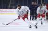 RUTH BONNEVILLE / WINNIPEG FREE PRESS
Jets captain Blake Wheeler skates with teammate Mark Scheifele trailing during practice at Bell MTS Place on Tuesday morning. The Jets open their NHL season on Thursday against the Rangers in Manhattan.