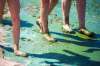 The water at Victoria Beach was thick with slimy green algae in August. (Mikaela MacKenzie / Winnipeg Free Press files)