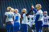 MIKAELA MACKENZIE / WINNIPEG FREE PRESS
Bombers practice at Investors Group Field on Tuesday as they prepare to face the Riders Saturday night in Regina.