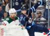 THE CANADIAN PRESS/John Woods
Winnipeg Jets' Patrik Laine celebrates his go-ahead goal over the Minnesota Wild during second period NHL action in Winnipeg on Thursday.