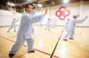 Master Shao Lei leads a class at the Shao Lei Tai Chi Wushu in the Winnipeg Chinese Cultural and Community Centre in Winnipeg. (John Woods / Winnipeg Free Press)