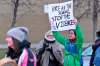 Mike Sudoma / Winnipeg Free Press Supporters walk down Dufferin Ave in support of the Third Annual End the Silence Stop The Violence down Friday evening to raise awareness about Domestic Violence.  