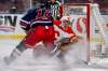 Bryan Little tips in a goal past Calgary Flames' goaltender David Rittich in overtime of the Heritage Classic. Little has two goals and five points in six games since returning to the lineup after missing nine games because of a concussion. (Liam Richards / The Canadian Press files)