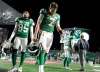 THE CANADIAN PRESS/Mark Taylor
Saskatchewan Roughriders quarterback Cody Fajardo leaves the field after losing to the Winnipeg Blue Bombers in the CFL West Division final at Mosaic Stadium in Regina on Sunday.