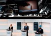 Green Party Leader Elizabeth May, left, Conservative Leader Andrew Scheer, centre, and NDP Leader Jagmeet Singh take part during the Maclean's/Citytv National Leaders Debate in Toronto on Thursday, September 12, 2019. THE CANADIAN PRESS/Frank Gunn