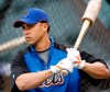 FILE - In this Friday, May 23, 2008 file photo, New York Mets outfielder Carlos Beltran waits to bat before facing the Colorado Rockies in the first inning of a baseball game in Denver. A person familiar with the decision tells The Associated Press the New York Mets have decided to hire Carlos Beltrán as their manager. The person spoke on condition of anonymity Friday, Nov. 1, 2019 because the team has not made an announcement. (AP Photo/David Zalubowski, File)