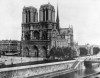 FILE - This 1911, file photo shows the Notre Dame Cathedral, on the island called Ile de la Cite in Paris. Art experts around the world reacted with horror to news of the fire that ravaged cathedral on Monday, April 15, 2019. One shell-shocked art expert is calling the beloved Gothic masterpiece ‚Äòone of the great monuments to the best of civilization.‚Äô (AP Photo/File)