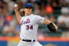 New York Mets starting pitcher Noah Syndergaard throws to a St. Louis Cardinals batter during the first inning of a baseball game Saturday, June 15, 2019, in New York. (AP Photo/Julio Cortez)