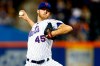 New York Mets pitcher Zack Wheeler throws during the third inning of the team's baseball game against the Miami Marlins on Friday, May 10, 2019, in New York. (AP Photo/Adam Hunger)