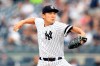 New York Yankees starting pitcher Masahiro Tanaka delivers during the first inning of a baseball game against the Tampa Bay Rays, Monday, June 17, 2019, in New York. (AP Photo/Sarah Stier)