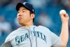 In this Wednesday, May 8, 2019, photo, Seattle Mariners starting pitcher Yusei Kikuchi winds up during the team's baseball game against the New York Yankees in New York. A day after a dark substance was spotted under the bill of Kikuchi's cap in a win at Yankee Stadium ‚Äî possibly illegal pine tar ‚Äî all sides kept cool. MLB issued no penalty or even a statement on the matter Thursday. 
