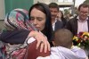 CTVNZ / The Associated Press
In this image made from video, New Zealand's Prime Minister Jacinda Ardern hugs and consoles a woman as she visits Kilbirnie Mosque to lay flowers among tributes to Christchurch attack victims, in Wellington, Sunday, March 17, 2019.