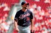 Washington Nationals starting pitcher Max Scherzer reacts after closing the eighth inning of a baseball game against the Cincinnati Reds, Sunday, June 2, 2019, in Cincinnati. (AP Photo/John Minchillo)