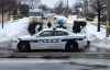 CP
Police and media are seen near a house where a young girl was found dead in Brampton, Ont. on Friday, February 15, 2019. The father of an 11-year-old girl allegedly killed while out celebrating her birthday is in police custody and will soon be facing charges in his daughter's death, officers said Friday. Peel regional police Const. Danny Marttini said Roopesh Rajkumar is en route back to Brampton, Ont., the suburb west of Toronto where his daughter Riya was found dead late Thursday night. THE CANADIAN PRESS/Andrew Ryan