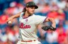 Philadelphia Phillies starting pitcher Aaron Nola throws during the first inning of a baseball game against the Colorado Rockies, Saturday, May 18, 2019, in Philadelphia. (AP Photo/Laurence Kesterson)