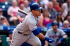 New York Mets' Wilson Ramos hits a single with one run batted in off of Philadelphia Phillies starting pitcher Jason Vargas during the first inning of a baseball game, Saturday, Aug. 31, 2019, in Philadelphia. (AP Photo/Matt Rourke)