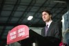 Prime Minister Justin Trudeau speaks at Armour Transportation Systems in Dartmouth, N.S. on Thursday, February 21, 2019. THE CANADIAN PRESS/Riley Smith