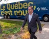 Bloc Quebecois leader Yves-Francois Blanchet walks from his campaign bus while campaigning Wednesday, October 16, 2019 in Beloil, Que.THE CANADIAN PRESS/Ryan Remiorz
