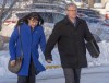 Tanya and Paul Labelle arrive for the third day of sentencing hearings for Jaskirat Singh Sidhu, the driver of the truck that struck the bus carrying the Humboldt Broncos hockey team, in Melfort, Sask., Wednesday, Jan. 30, 2019. Their son Xavier survived the crash but was reported to be among the dead. THE CANADIAN PRESS/Ryan Remiorz