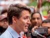 Liberal leader Justin Trudeau speaks to the media while campaigning Thursday, October 3, 2019 in Montreal, Que..THE CANADIAN PRESS/Ryan Remiorz