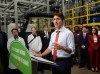 Leader of the Liberal Party of Canada, Justin Trudeau speaks during his visit to Nano One Materials in Burnaby, B.C. on Tuesday Sept. 24, 2019. THE CANADIAN PRESS/Ryan Remiorz