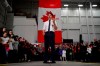 Liberal leader Justin Trudeau makes a campaign stop at the Hamilton Fire Department's administration and training academy in Hamilton, Ont. on Saturday Oct. 19, 2019. THE CANADIAN PRESS/Sean Kilpatrick