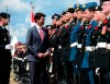 Prime Minister Justin Trudeau inspects an honour guard during the D-Day 75th Anniversary Canadian National Commemorative Ceremony at Juno Beach in Courseulles-Sur-Mer, France on Thursday, June 6, 2019. THE CANADIAN PRESS/Sean Kilpatrick