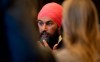 NDP leader Jagmeet Singh speaks during a media availability on Parliament Hill in Ottawa on Wednesday, Nov. 13, 2019. THE CANADIAN PRESS/Sean Kilpatrick