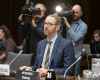 Fred Chartrand / THE CANADIAN PRESS 
Gerald Butts, former principal secretary to Prime Minister Justin Trudeau, prepares to appear before the Standing Committee on Justice and Human Rights regarding the SNC-Lavalin Affair, on Parliament Hill Wednesday.