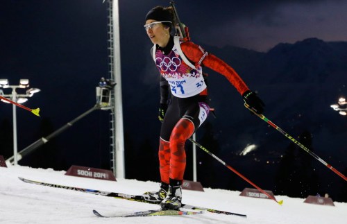 Kirsty Wigglesworth / The Associated Press files 
Falcon Lake's Megan Imrie competed on the world stage for several years, including at the Vancouver and Sochi Winter Olympics.