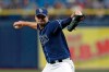 Tampa Bay Rays' Charlie Morton goes into his delivery to the Boston Red Sox during the first inning of a baseball game Wednesday, July 24, 2019, in St. Petersburg, Fla. (AP Photo/Chris O'Meara)