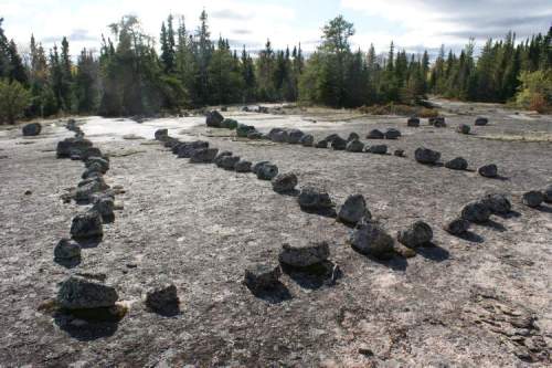 BILL REDEKOP / WINNIPEG FREE PRESS Arcvhives
One of the petroforms at Tie Creek