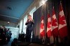 Prime Minster Justin Trudeau delivers remarks to supporters at a Liberal donor appreciation event in Toronto on Wednesday, March 27, 2019. THE CANADIAN PRESS/ Tijana Martin