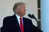 President Donald Trump speaks in the Rose Garden of the White House in Washington, Friday, Jan. 25, 2019, to announce a temporary deal to open the government. (AP Photo/Susan Walsh)