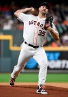 Houston Astros starting pitcher Justin Verlander delivers during the first inning of a baseball game against the Chicago White Sox, Tuesday, May 21, 2019, in Houston. (AP Photo/Eric Christian Smith)