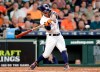 Houston Astros' Jose Altuve hits a home run during the sixth inning of a baseball game against the Tampa Bay Rays, Thursday, Aug. 29, 2019, in Houston. (AP Photo/Michael Wyke)