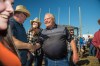 Ontario Premier Doug Ford welcomes visitors to the International Plowing Match in Verner, Ont. during the opening parade on Tuesday, September 17, 2019. THE CANADIAN PRESS/Vanessa Tignanelli
