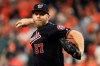 Washington Nationals starting pitcher Stephen Strasburg throws against the Houston Astros during the first inning of Game 6 of the baseball World Series Tuesday, Oct. 29, 2019, in Houston. (AP Photo/Mike Ehrmann, Pool)