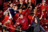 Fans try to catch a ball during batting practice for Game 3 of the baseball World Series between the Houston Astros and the Washington Nationals Friday, Oct. 25, 2019, in Washington. (AP Photo/Pablo Martinez Monsivais)